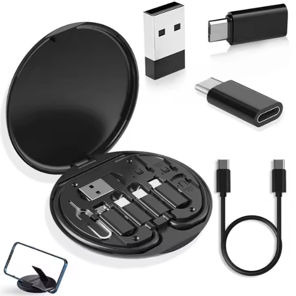 6 in 1 Multi Usb Adapter Retractable Charging