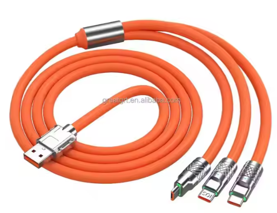 Multi-Use Silicone Charger Fast 3A USB